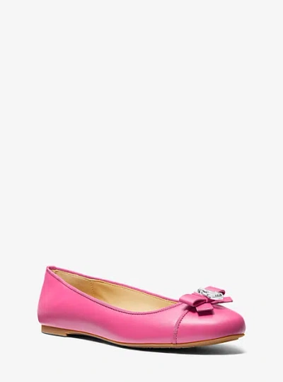 Michael Kors Honey Ballet Flat In Pink
