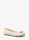 MICHAEL KORS HONEY SIGNATURE LOGO BALLET FLAT