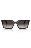 Michael Kors Honolulu 55mm Gradient Square Sunglasses In Black