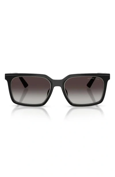 Michael Kors Honolulu 55mm Gradient Square Sunglasses In Black