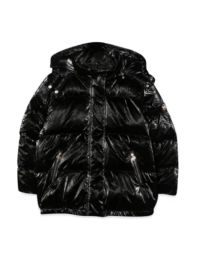 Michael Kors Hooded Down-insulated Down Jacket In Black