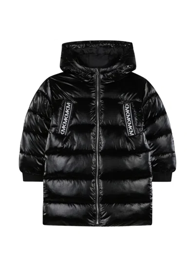 Michael Kors Kids' Hooded Padded Jacket In Black