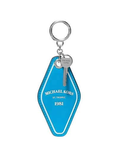 Michael Kors Hotel Key Bag Charm In Metallic