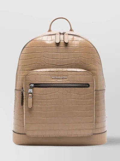 MICHAEL KORS HUDSON BACKPACK CROCODILE EFFECT