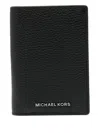 Michael Kors Hudson Card Case In Black