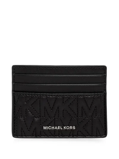 Michael Kors Hudson Card Holder In Black