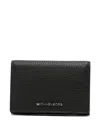 Michael Kors "hudson" Business Card Wallet In Black