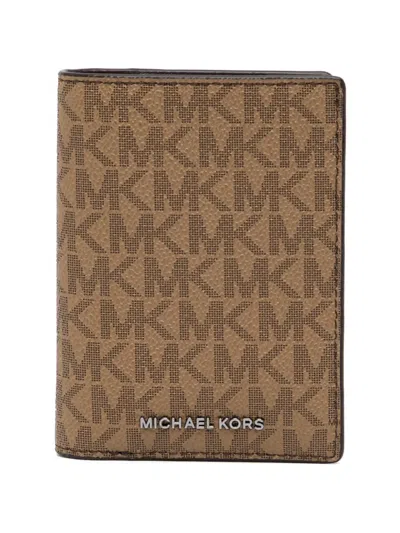 Michael Kors Hudson Cardholder In Brown