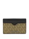 Michael Kors Hudson Cardholder In Green