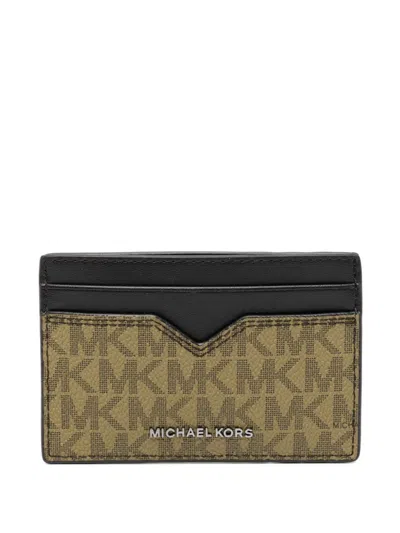 Michael Kors Hudson Cardholder In Green