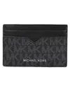Michael Kors Hudson Credit Card Holder In Black