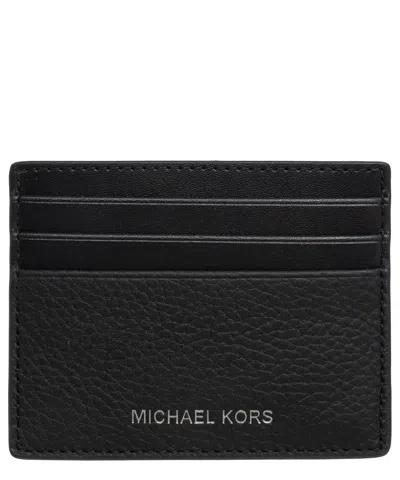 Michael Kors Hudson Credit Card Holder In Black