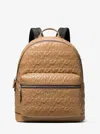 Michael Kors Hudson Medium Logo Embossed Dome Backpack In Pattern