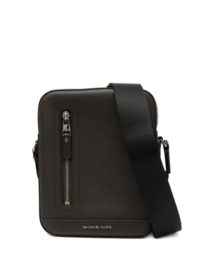 Michael Kors Hudson Messenger Bag In Brown