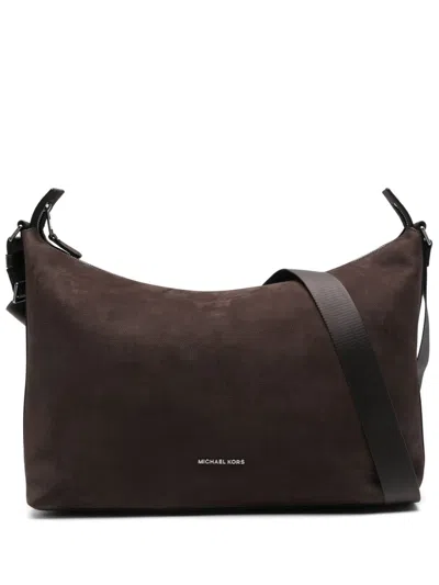 Michael Kors Hudson Messenger Bag In Brown