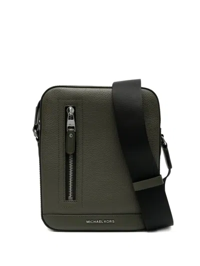 Michael Kors Hudson Messenger Bag In Green