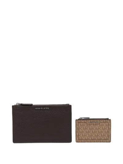 Michael Kors Hudson Pouch Set In Black