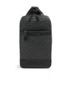 Michael Kors Hudson Sling Bag Imitation Leather Black In Black
