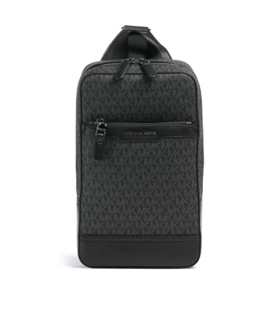 Michael Kors Hudson Sling Bag Imitation Leather Black