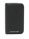 Michael Kors Hudson Snap Cc Wallet In Black