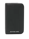 Michael Kors Hudson Snap Cc Wallet In Black