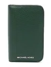 Michael Kors Hudson Snap Cc Wallet In Bosco