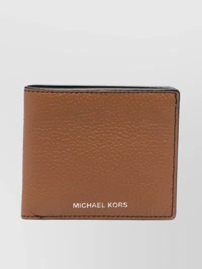 MICHAEL KORS HUDSON TEXTURED BI-FOLD WALLET