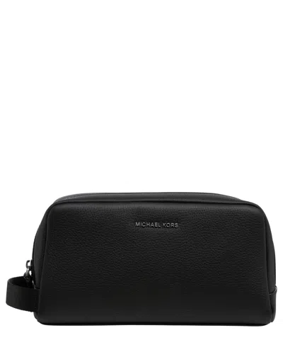 Michael Kors Hudson Toiletry Bag In Black