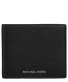 Michael Kors Logo-lettering Wallet In Black