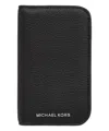 Michael Kors Hudson Snap Cc Wallet In Black