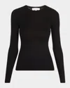 Michael Kors Hutton Ribbed Crewneck Cashmere Sweater