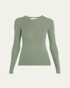 Michael Kors Hutton Featherweight Cashmere Sweater In Multi