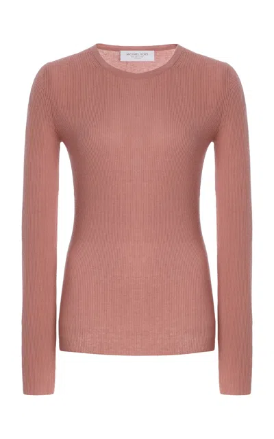 Michael Kors Hutton Ribbed Cashmere Sweater