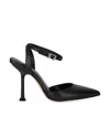 Michael Kors Black Pelle Pump With Strap In Black