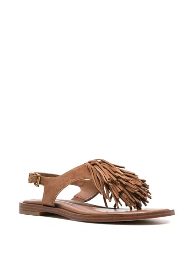 Michael Kors Indra Thong Sandal In Blue