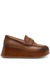 Michael Kors Indy Burnished Loafer In Brown