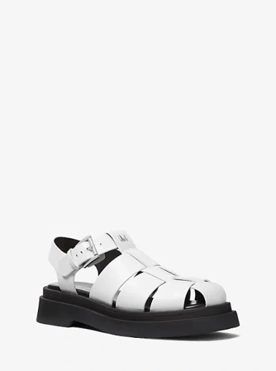 Michael Kors Indy Fisherman Leather Sandal