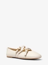 Michael Kors Indy Flex Leather Ballet Flat