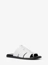 Michael Kors Indy Leather Slide Sandal In Multi