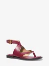 Michael Kors Irene Leather Wrap Sandal In Multi