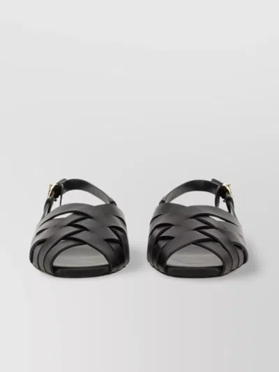 MICHAEL KORS IRENE OPEN TOE FLAT SOLE SANDALS