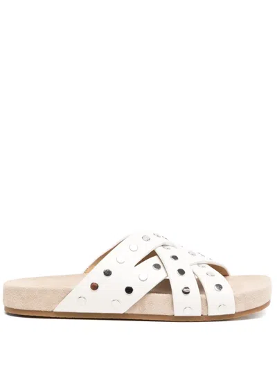 Michael Kors Irene Sandals In Neutral
