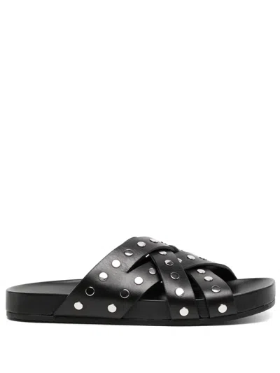 Michael Kors Irene Sandals In Black