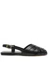 Michael Kors Irene Sling Flat In Black  