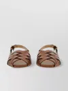 Michael Kors Irene Woven Leather Slingback Sandal