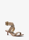 Michael Kors Irene Suede Kitten Heel Sandal