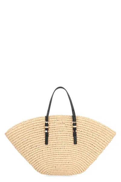 Michael Kors Isa Piccola Tote Bag In Beige