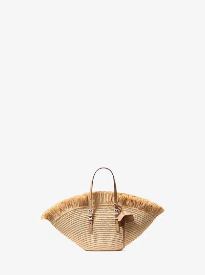 Michael Kors Isa Small Hand-crocheted Tote Bag In Multi