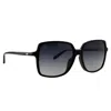 Michael Kors Isle Of Palms Mk 2098u 3781t3 56mm Womens Square Sunglasses In Black