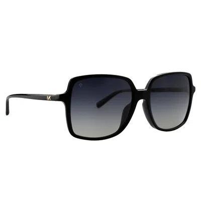 Michael Kors Isle Of Palms Mk 2098u 3781t3 56mm Womens Square Sunglasses In Black
